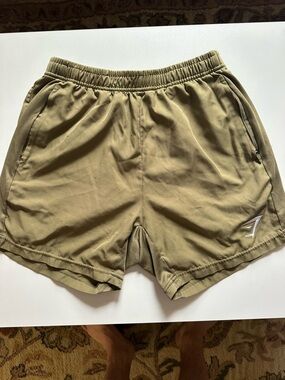 Gymshark Men’s Khaki Green Training Shorts